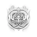 Libra Sagittarius Aries Leo  tattoo design idea