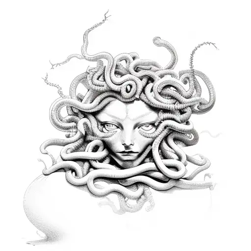 Medusa tattoo design idea