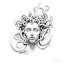 Medusa tattoo design idea
