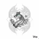 Disney princess  tattoo design idea