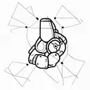 Artificial intelligence tattoo design idea