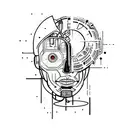 Artificial intelligence tattoo design idea