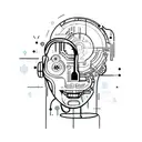 Artificial intelligence tattoo design idea