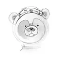 a teddy bear tattoo design idea