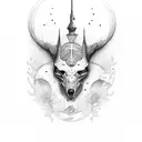 M tattoo design idea