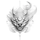 M tattoo design idea