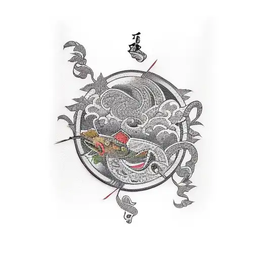 spray tattoo design idea