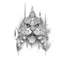 spray tattoo design idea