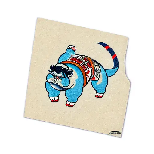 sumo buff tattoo design idea