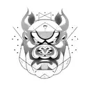 sumo buff tattoo design idea