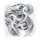 toilet tattoo design idea