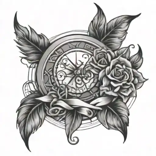strive AND DEDICATION tattoo design idea