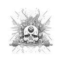 drug overdose  tattoo design idea