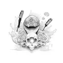 drug overdose  tattoo design idea
