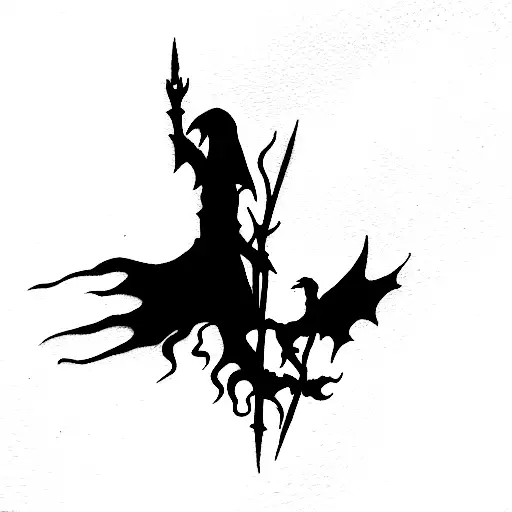 nazgul tattoo design idea
