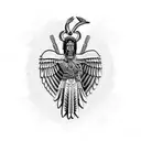 mexico eagle Aztecs warrior tattoo design idea