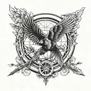the hunger games  tattoo design idea