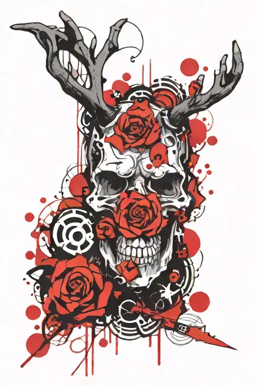 sleep token band logo tattoo design idea