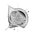 pendulum tattoo design idea