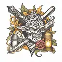 northing lighters tattoo design idea