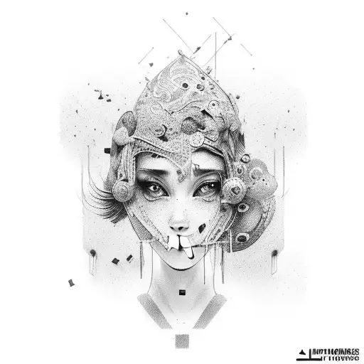 something that resembles life that has been hard but the person living keeps his head high and never stopped loving tattoo design idea