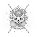 something that resembles life that has been hard but the person living keeps his head high and never stopped loving tattoo design idea