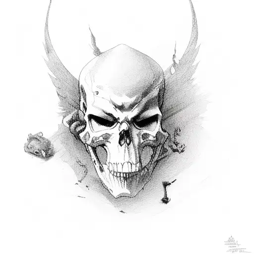 death hope Sara depression tattoo design idea