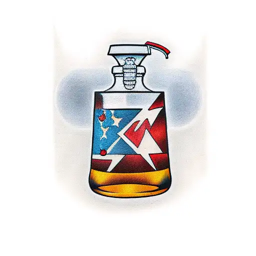 carafe molotov tattoo design idea