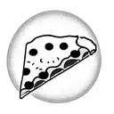 pizza with a smile tattoo design idea