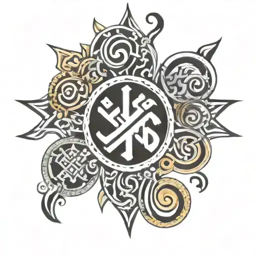 Swastika tattoo design idea