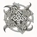 Swastika tattoo design idea