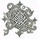 Swastika tattoo design idea