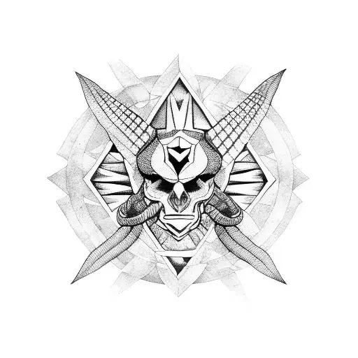 tarot card scorpio tattoo design idea