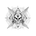 tarot card scorpio tattoo design idea