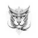 gargola tattoo design idea