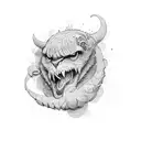 gargola tattoo design idea