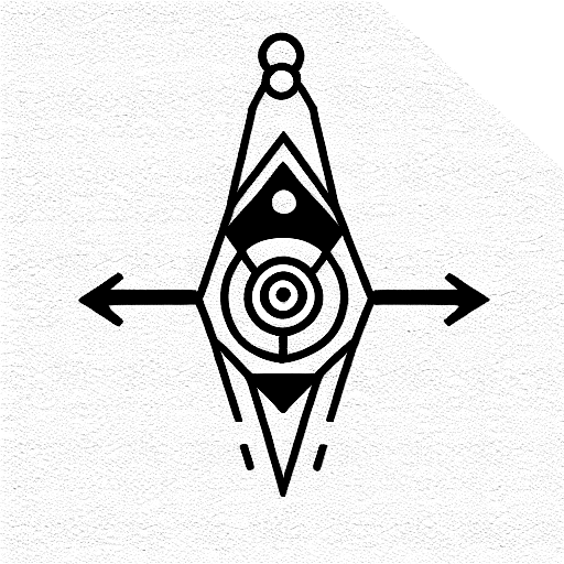 Human-Aligned Artificial General Intelligence tattoo design idea