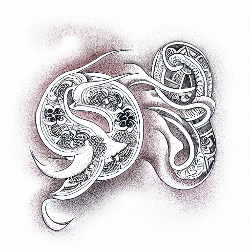 a prototype of a large-scale search engine tattoo design idea