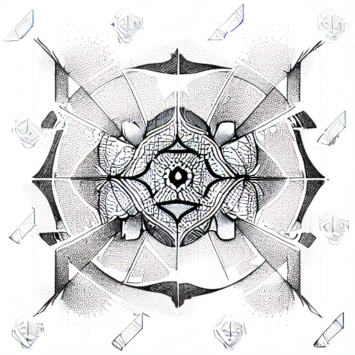 a GPU melting during model training tattoo design idea