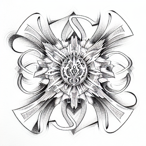 a prototype of a large-scale search engine tattoo design idea