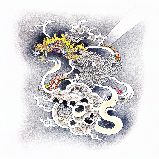 a prototype of a large-scale search engine tattoo design idea