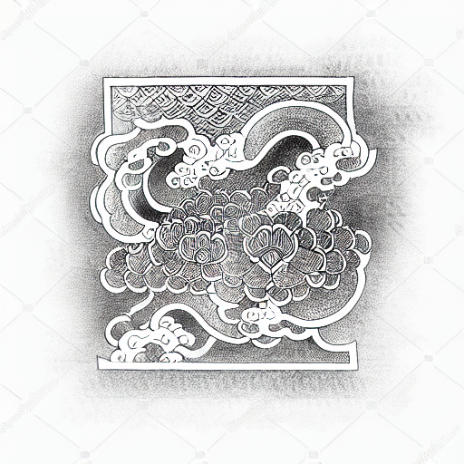 a prototype of a large-scale search engine tattoo design idea