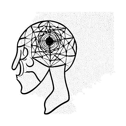 Human-Aligned Artificial General Intelligence tattoo design idea