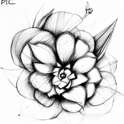 flor psicodelica natureza tattoo design idea