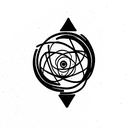 Human-Aligned Artificial General Intelligence tattoo design idea