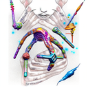 Highly accurate protein structure prediction with AlphaFold tattoo design idea