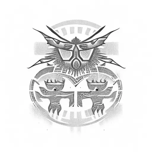 son and daughter name with date of birth tattoo design idea