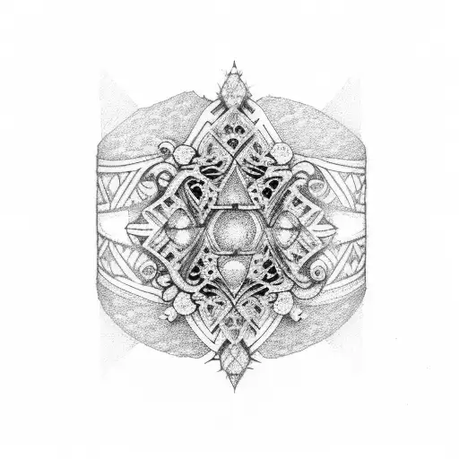 wedding ring  tattoo design idea