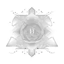  sine wave that starts from the space between the index finger and thumb and runs along the entire forearm tattoo design idea