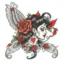 fati love tattoo design idea
